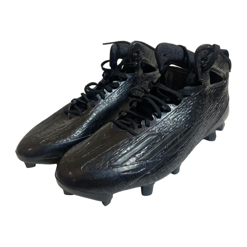 Adidas Adizero Cleat 'Triple Black' Men Size 10 Football GW5060 (NO BOX)